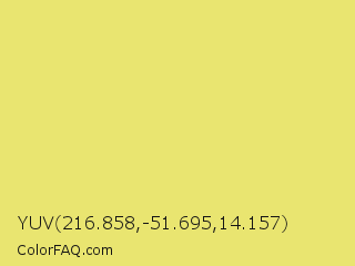 YUV 216.858,-51.695,14.157 Color Image