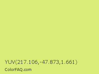 YUV 217.106,-47.873,1.661 Color Image