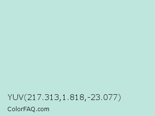 YUV 217.313,1.818,-23.077 Color Image