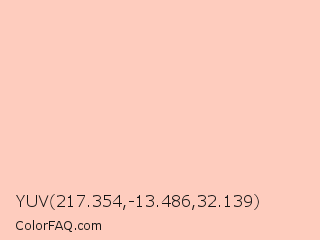 YUV 217.354,-13.486,32.139 Color Image
