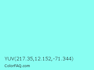 YUV 217.35,12.152,-71.344 Color Image