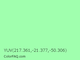 YUV 217.361,-21.377,-50.306 Color Image