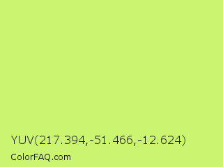 YUV 217.394,-51.466,-12.624 Color Image