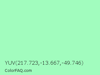 YUV 217.723,-13.667,-49.746 Color Image