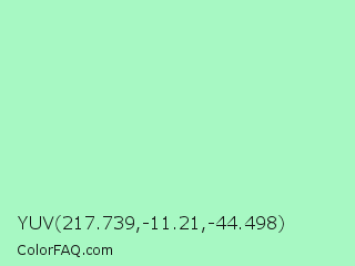 YUV 217.739,-11.21,-44.498 Color Image