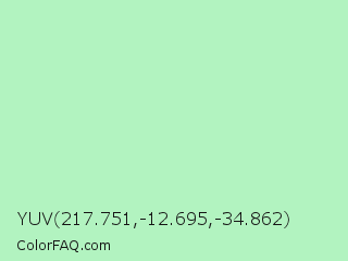 YUV 217.751,-12.695,-34.862 Color Image