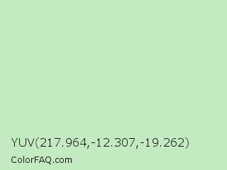 YUV 217.964,-12.307,-19.262 Color Image