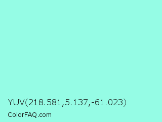 YUV 218.581,5.137,-61.023 Color Image