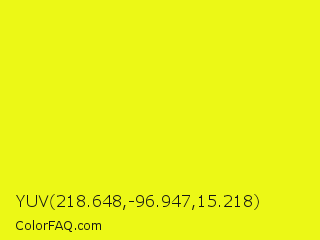 YUV 218.648,-96.947,15.218 Color Image