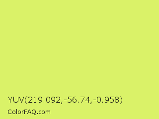 YUV 219.092,-56.74,-0.958 Color Image