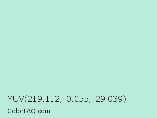 YUV 219.112,-0.055,-29.039 Color Image