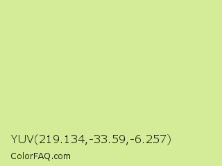YUV 219.134,-33.59,-6.257 Color Image