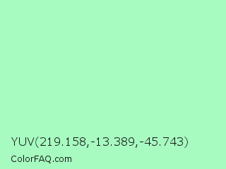 YUV 219.158,-13.389,-45.743 Color Image