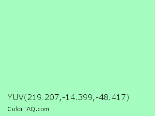 YUV 219.207,-14.399,-48.417 Color Image