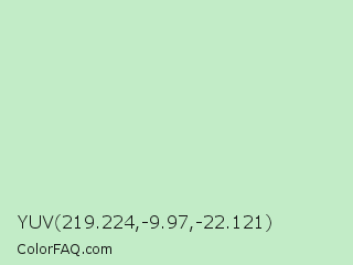 YUV 219.224,-9.97,-22.121 Color Image