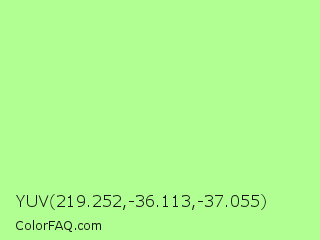 YUV 219.252,-36.113,-37.055 Color Image