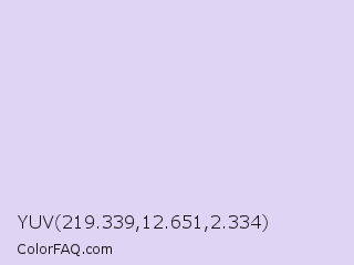 YUV 219.339,12.651,2.334 Color Image