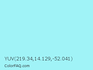 YUV 219.34,14.129,-52.041 Color Image