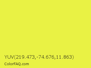 YUV 219.473,-74.676,11.863 Color Image