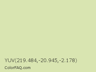 YUV 219.484,-20.945,-2.178 Color Image