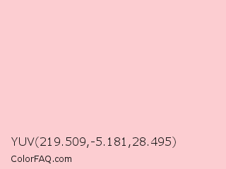 YUV 219.509,-5.181,28.495 Color Image