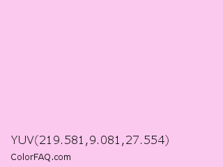YUV 219.581,9.081,27.554 Color Image