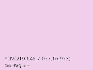 YUV 219.646,7.077,16.973 Color Image