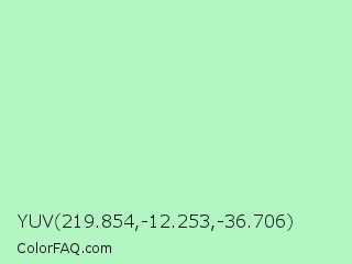 YUV 219.854,-12.253,-36.706 Color Image