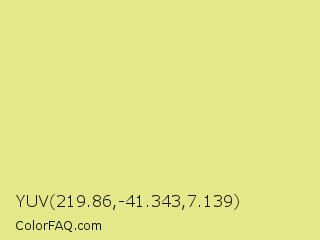 YUV 219.86,-41.343,7.139 Color Image