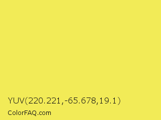 YUV 220.221,-65.678,19.1 Color Image