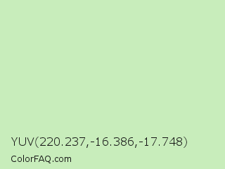 YUV 220.237,-16.386,-17.748 Color Image