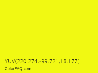 YUV 220.274,-99.721,18.177 Color Image