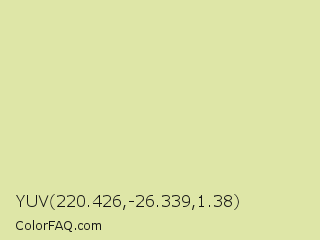 YUV 220.426,-26.339,1.38 Color Image