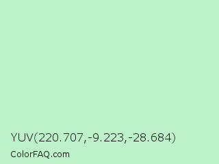 YUV 220.707,-9.223,-28.684 Color Image