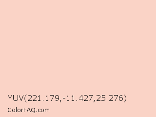 YUV 221.179,-11.427,25.276 Color Image