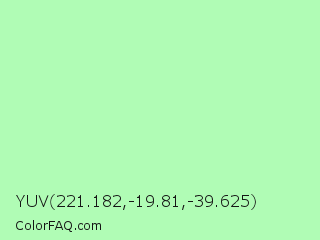 YUV 221.182,-19.81,-39.625 Color Image