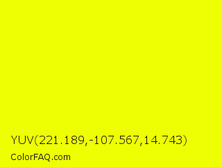 YUV 221.189,-107.567,14.743 Color Image