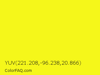 YUV 221.208,-96.238,20.866 Color Image