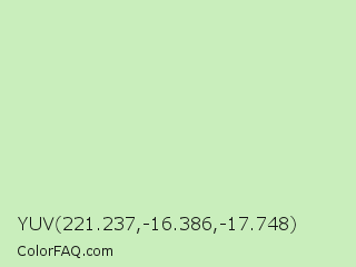 YUV 221.237,-16.386,-17.748 Color Image