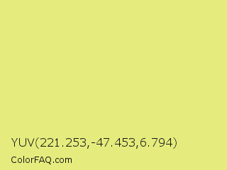 YUV 221.253,-47.453,6.794 Color Image