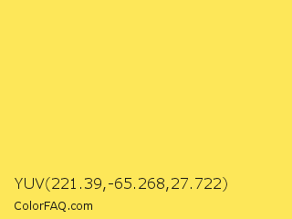 YUV 221.39,-65.268,27.722 Color Image