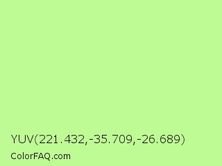YUV 221.432,-35.709,-26.689 Color Image