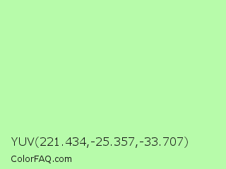 YUV 221.434,-25.357,-33.707 Color Image