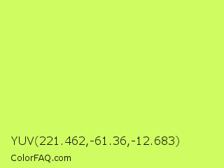 YUV 221.462,-61.36,-12.683 Color Image
