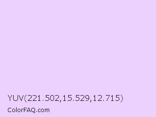 YUV 221.502,15.529,12.715 Color Image