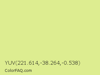 YUV 221.614,-38.264,-0.538 Color Image
