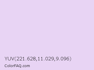 YUV 221.628,11.029,9.096 Color Image