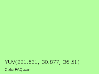 YUV 221.631,-30.877,-36.51 Color Image