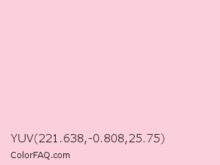 YUV 221.638,-0.808,25.75 Color Image