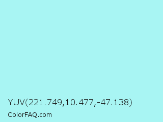 YUV 221.749,10.477,-47.138 Color Image